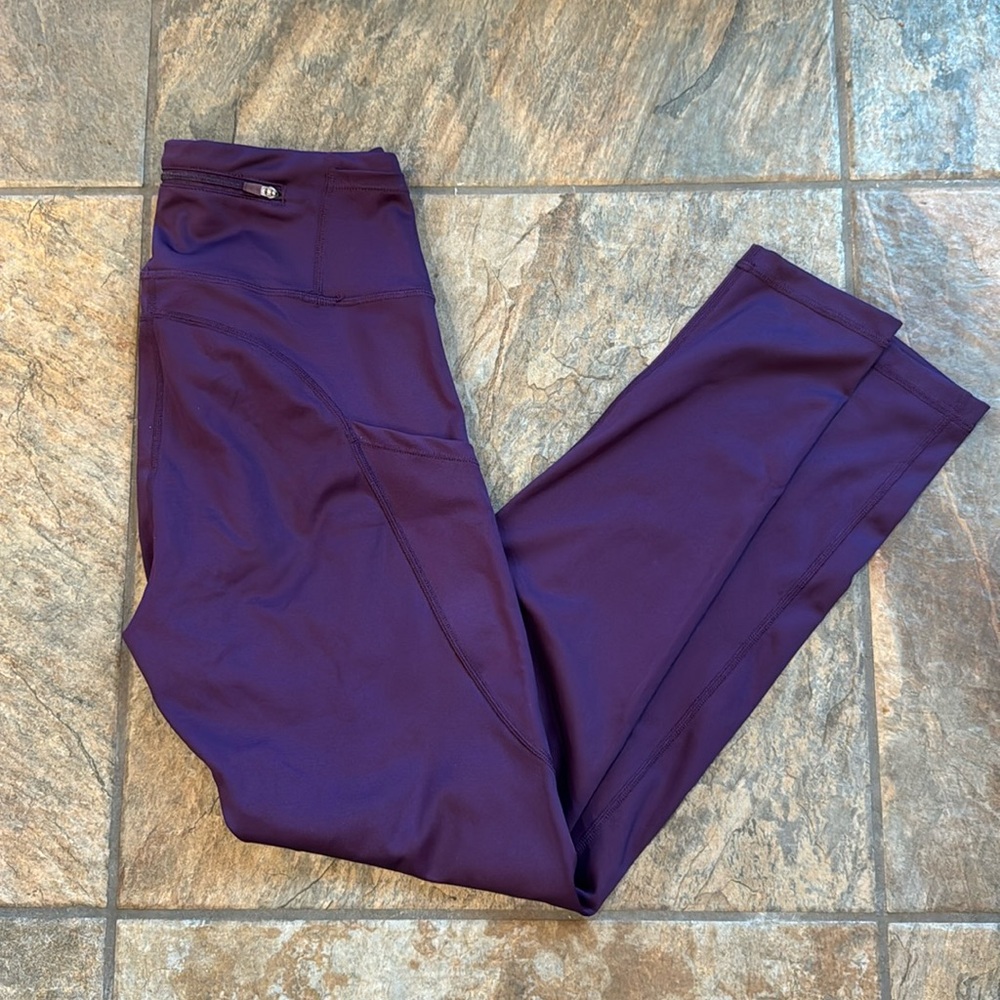 Purple leggings